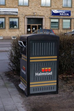 Halmstad, İsveç, Şehir çöplüğü.