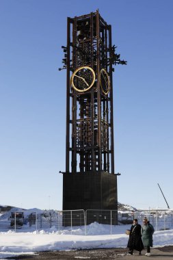 Kiruna, İsveç Yeni belediye binası ve saat kulesinin geliştirilmesi ve inşası.