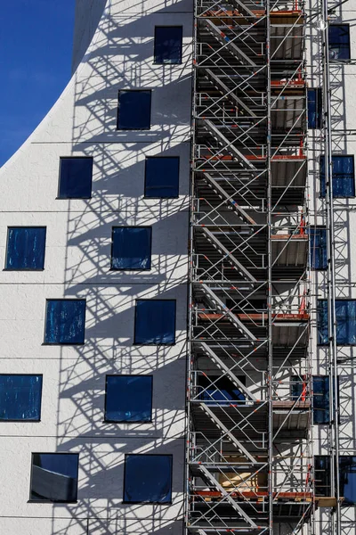 Кіруна Швеція Розвиток Будівництво Нового Району Ратуші Нового Scandic Готелю — стокове фото