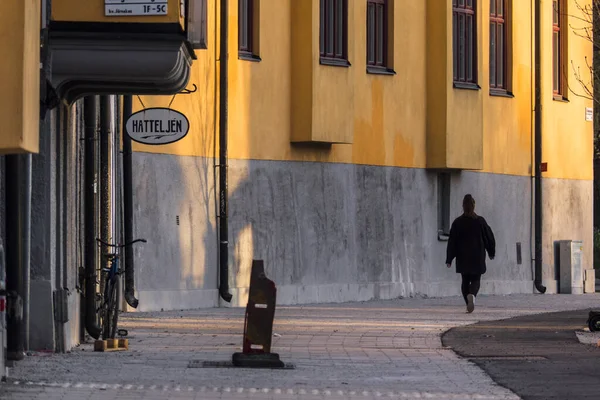 Stockholm Svédország Midsommarkransen Szomszédságában Sétáló Gyalogosok — Stock Fotó