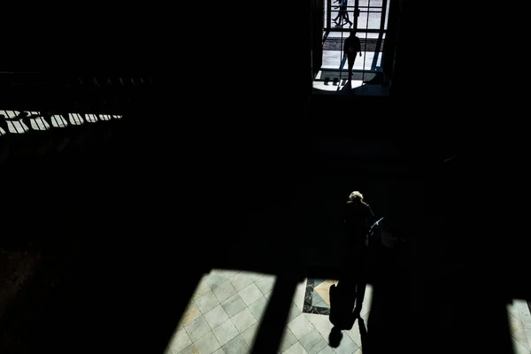 Stockholm Sweden Heavy Shadows Entrance National Museum — Stock Photo, Image