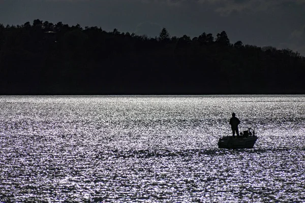 Stockholm Swedenfishermen Lake Malaren — Stock Photo, Image