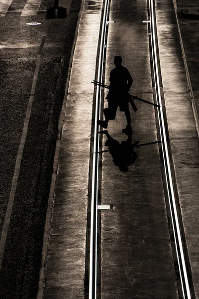 Estocolmo Suécia Pedestres Cruzando Hamngatan Centro Cidade Sob Luz Manhã — Fotografia de Stock