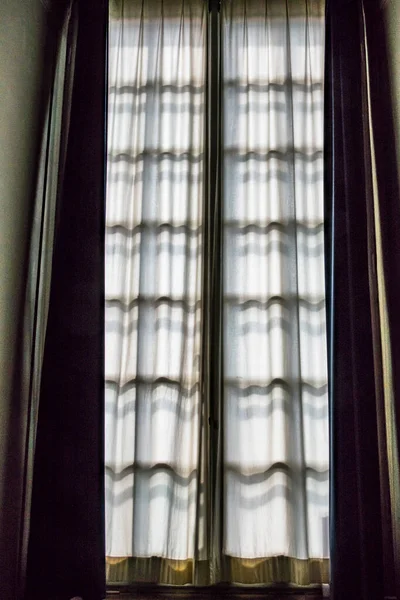 Stockholm Sweden View Out Window Blinds Royal Palace — Stock Photo, Image