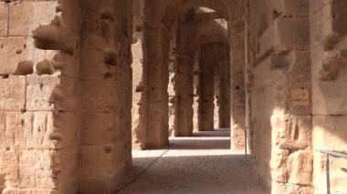 El Jem, Tunus El Jem Roma Amfitiyatrosunun kalıntıları 