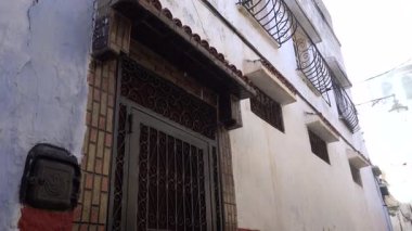 Rabat, Fas. Medine 'de dar bir sokak.