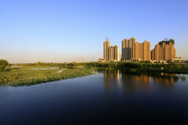 Building scenery in the North River Park, LuanNan county, China. — Stock Photo, Image