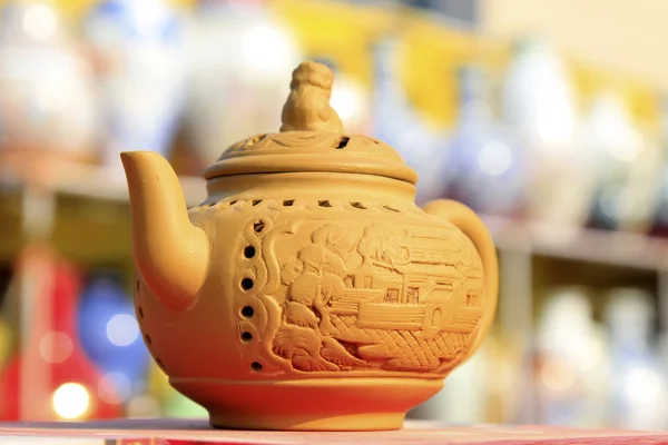 Zisha teapot on the table — Stock Photo, Image