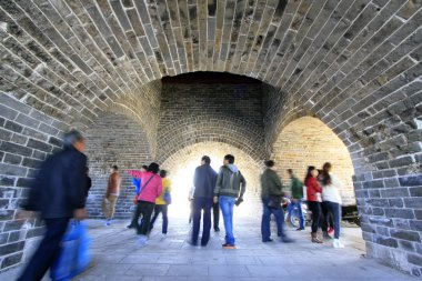 Antik Çin mimari tarzı davul kule tabanının 