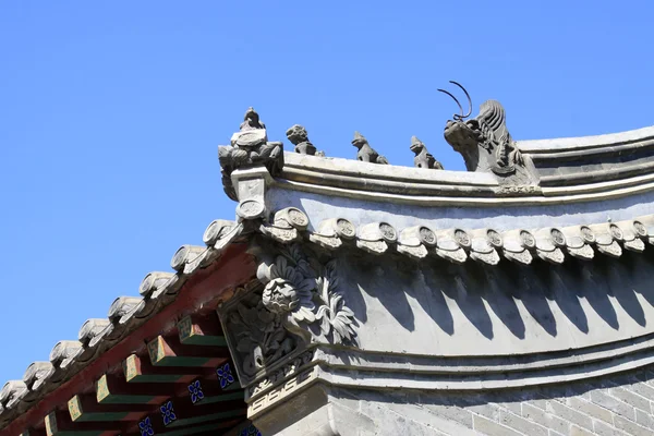 Ancient building eaves decorate — Stock Photo, Image