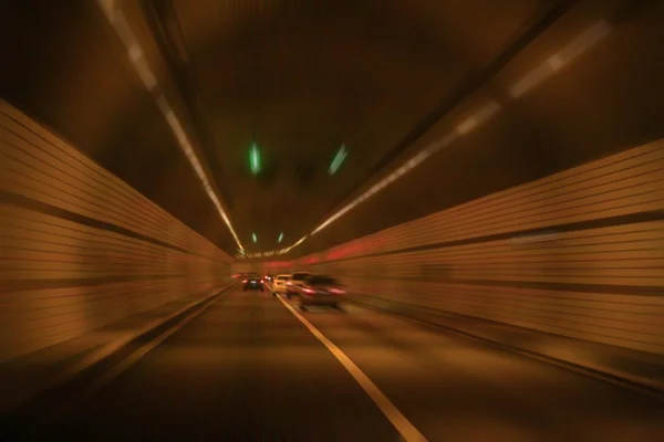 Autobahntunnel Stockbild
