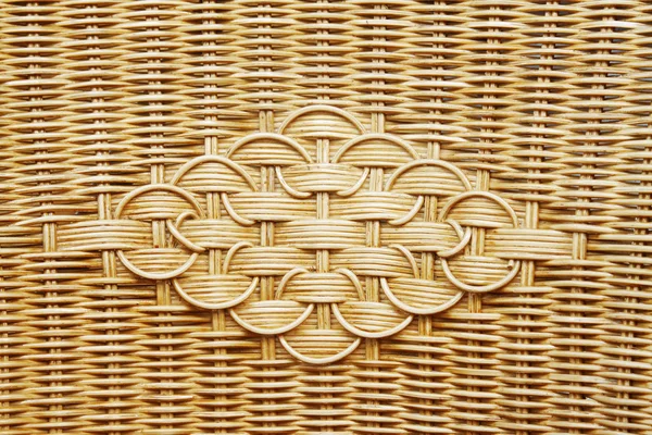 Handmade bamboo weaving decorative pattern — Stock Photo, Image