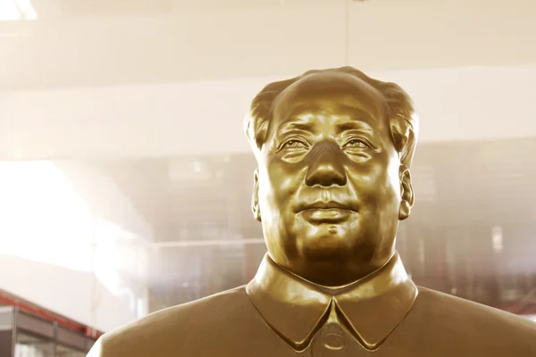 Leader cinese MAO scultura zedong — Foto Stock