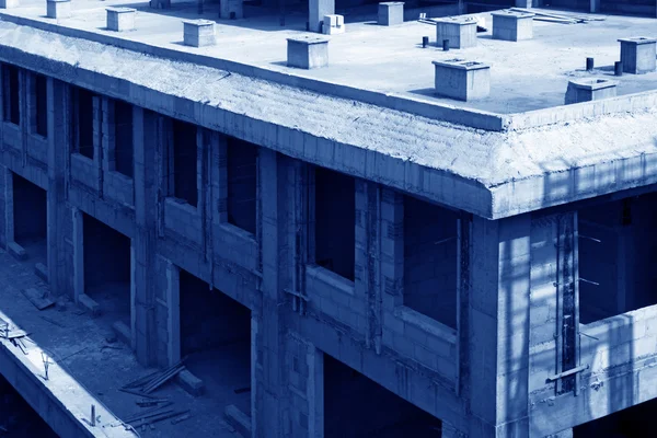 Beton gieten gebouw — Stockfoto