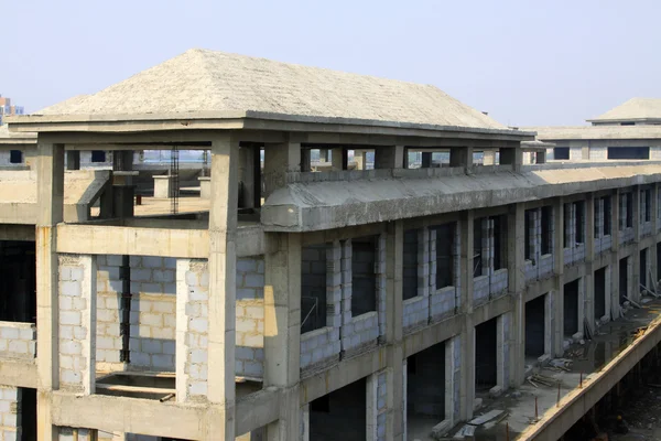Bina dökülen beton — Stok fotoğraf