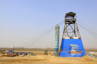 Derrick macheng Demir madeni, luannan İlçesi, hebei pro içinde sondaj