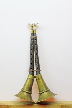 Folk musical instrument suona clipart