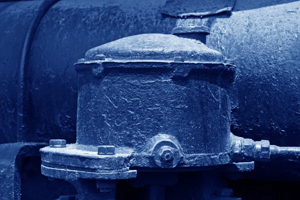 Tanque de ar comprimido de ferro fundido — Fotografia de Stock