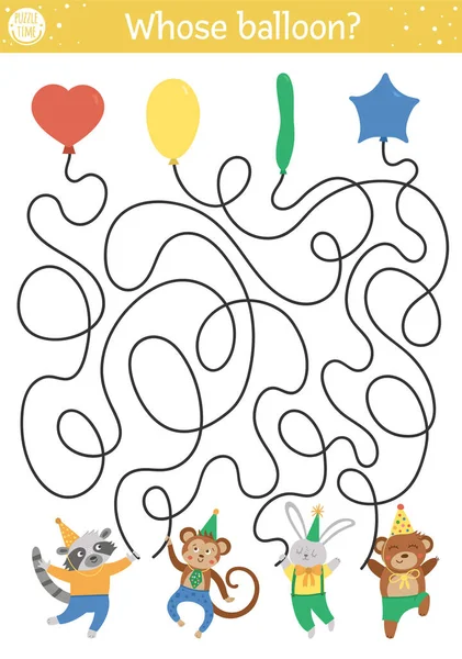 迷路と風船 Vector Art Stock Images Depositphotos