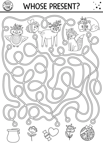 Ovo Preto Branco Rolamento Raça Labirinto Labirinto Páscoa Para Crianças  imagem vetorial de LexiClaus© 451983554
