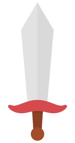 ベクトル騎士剣のアイコン おとぎ話の鎧 おとぎ話の兵士の剣 漫画中世の武器イラスト — ストックベクタ