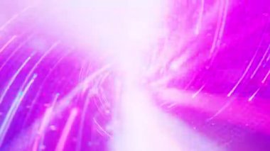 İçeriden büyük veri ışık hızı akışına aşırı yakın çekim. Kuantum hesaplamasının soyut dijital veri akışı. Qubit iz dalgalarının siber uzayı. Modern teknoloji bilgi iletimi