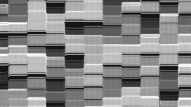 Nokta dalga piksel dokusu. Soyut nokta arkaplanı. Teknolojik siber uzay arkaplanı