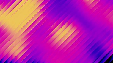 Dalgalanan cam şeritlerdeki neon dalgaların fraktal bozulması. Parlak renkli sıvı akışı harmanlıyor. Fraktal camda dinamik renkli görsel efekt. 3d hazırlama döngüsü.