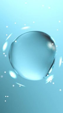 Su kabarcığı, parçacıklara saldıran kalkanlarla korunuyor. Siber kalkan enfeksiyondan korunuyor. Güç alanı kavramı, baloncuk etrafında güvenlik kubbesi