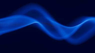 Ses mavisi dalga formu dijital arkaplan. Soyut müzik dalgaları eşitleyici. Fütürist ses dalgası görselleştirmesi. Yapay zeka sentetik ses teknolojisi. Akort izi. Bozulmuş frekanslar