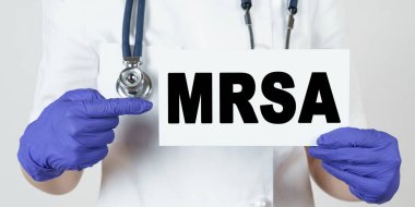 Tıp ve sağlık konsepti. Doktor parmağıyla 