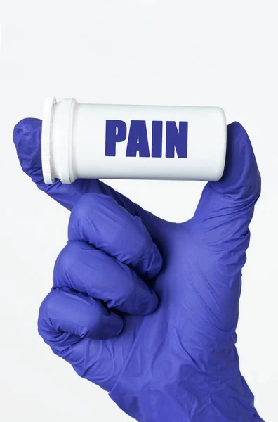 Medicine Health Concept Doctor Has Box Pills His Hands Box — Stock Photo, Image