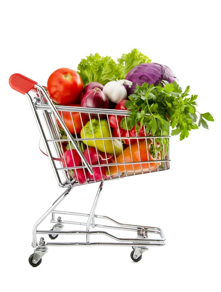 Hälsosam mat shopping — Stockfoto