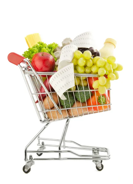건강 한 식료품 쇼핑 비용 로열티 프리 스톡 사진
