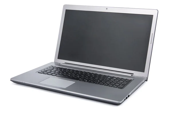 Laptop geïsoleerd op witte achtergrond — Stockfoto