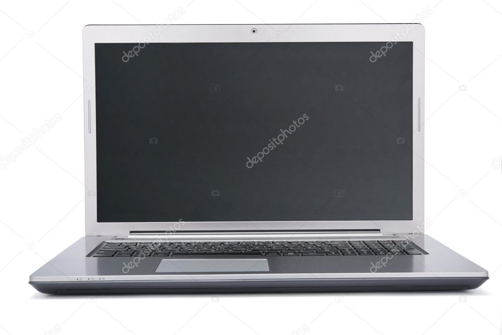 Laptop isolated on white background