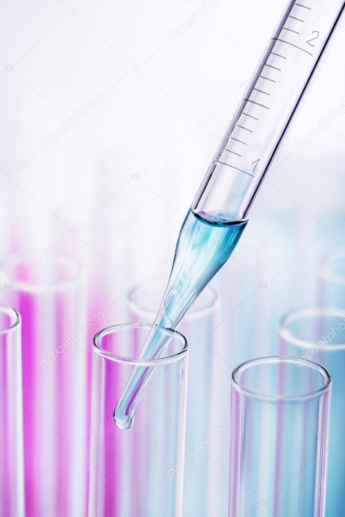 Test tubes and pipette ⬇ Stock Photo, Image by © pogonici 66512547