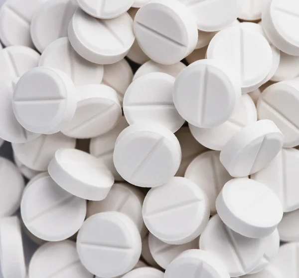 White pills — Stock Photo, Image