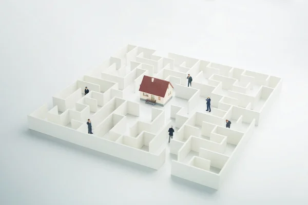 Real estate labyrinth — Stock Photo, Image