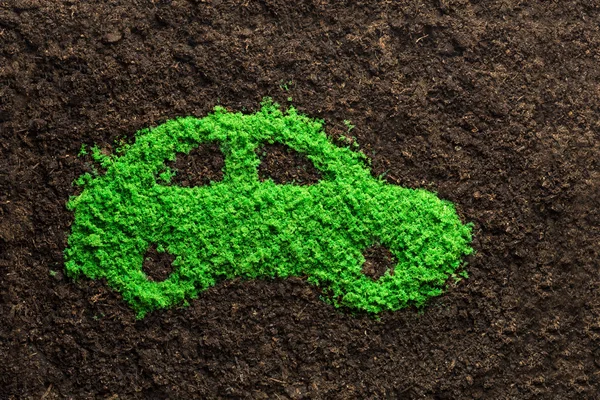绿色能源的汽车的概念 — 图库照片