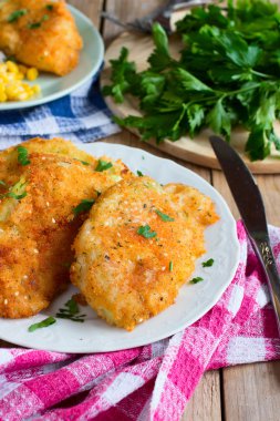 Fried lahana ekmek kırıntısı - şnitzel vegan sürümü
