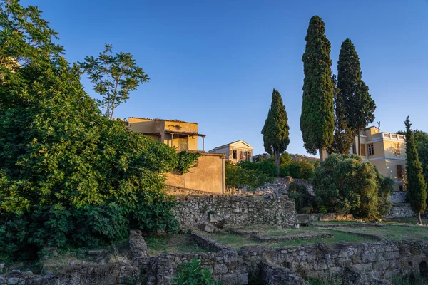 Uma Vista Atenas Grécia Primavera 2020 — Fotografia de Stock