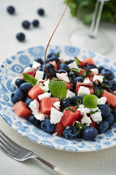 A plate of fruit salad — Stock Photo, Image