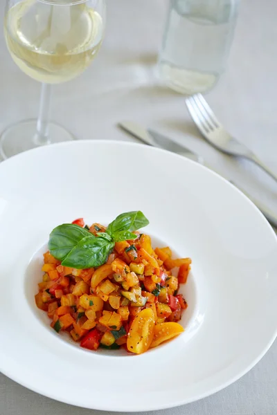 Plantaardige geroosterde salade — Stockfoto