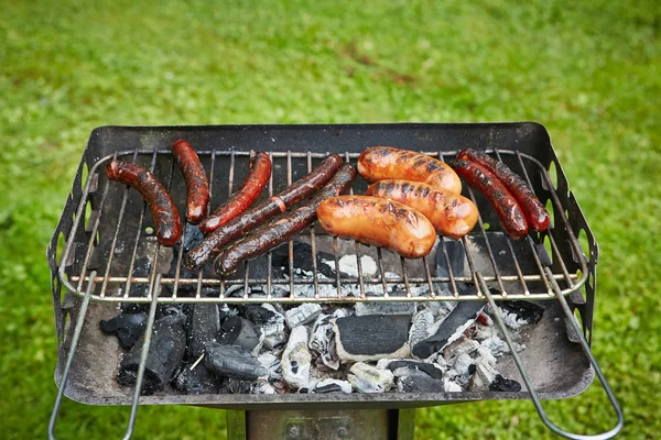 Zubereitete Würstchen — Stockfoto