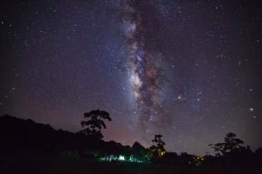 Samanyolu phu hin rong kla Milli Park, phitsanulok Tayland