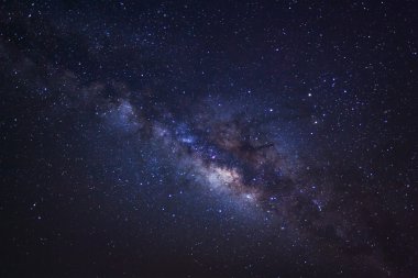 bir gece gökyüzü, uzun pozlama fotoğraf üzerinde Samanyolu 