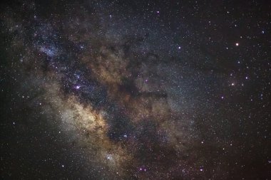 Samanyolu'nun Antares bölgesinin geniş açılı görünüş