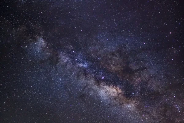 Close-up of Milky Way Galaxy,Long exposure photograph, with grain