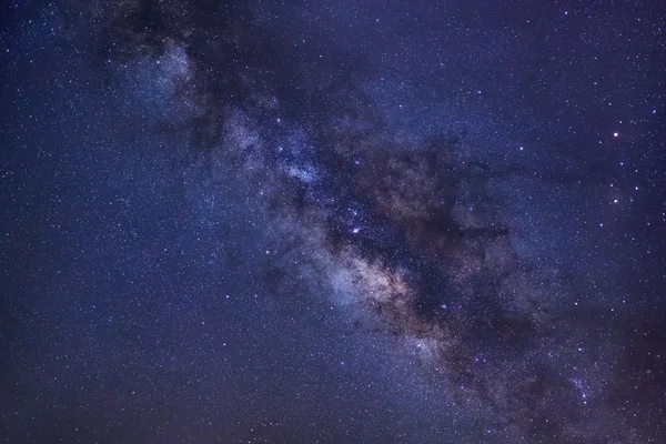 天の川銀河、長時間露光写真は、粒 — ストック写真